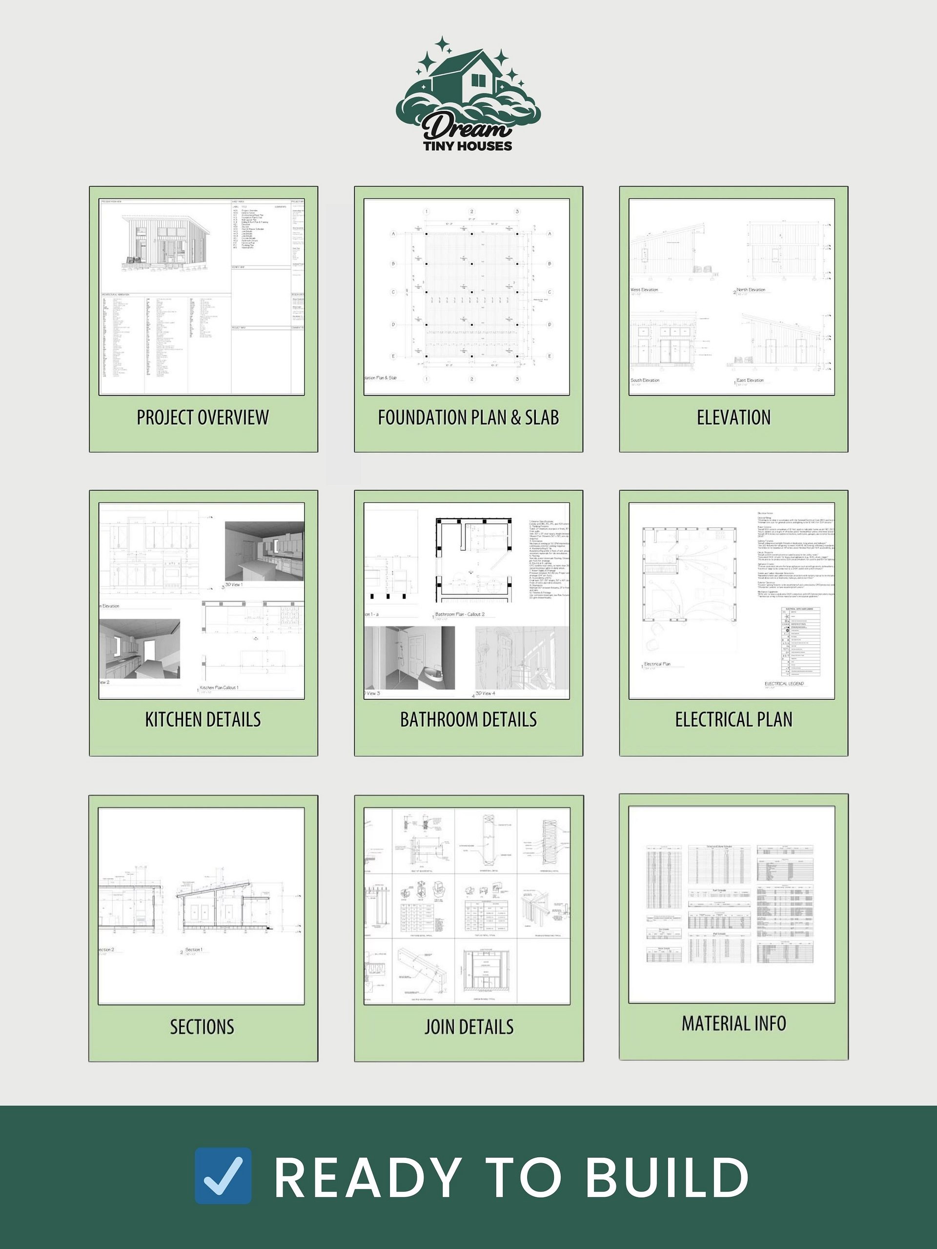 The Datum Tiny House Blueprint Set (CAD File + Materials List) product image (7)