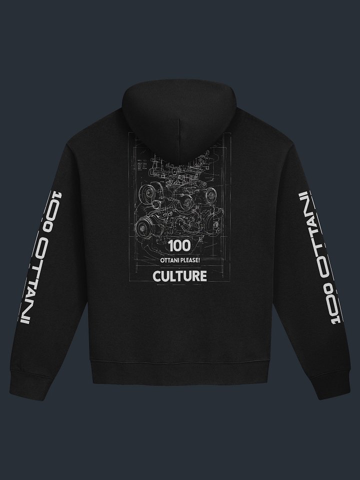 100 Ottani Please!™ Premium Oversized Racing Streetwear Hoodie | Ghostlane Edition product image (1)