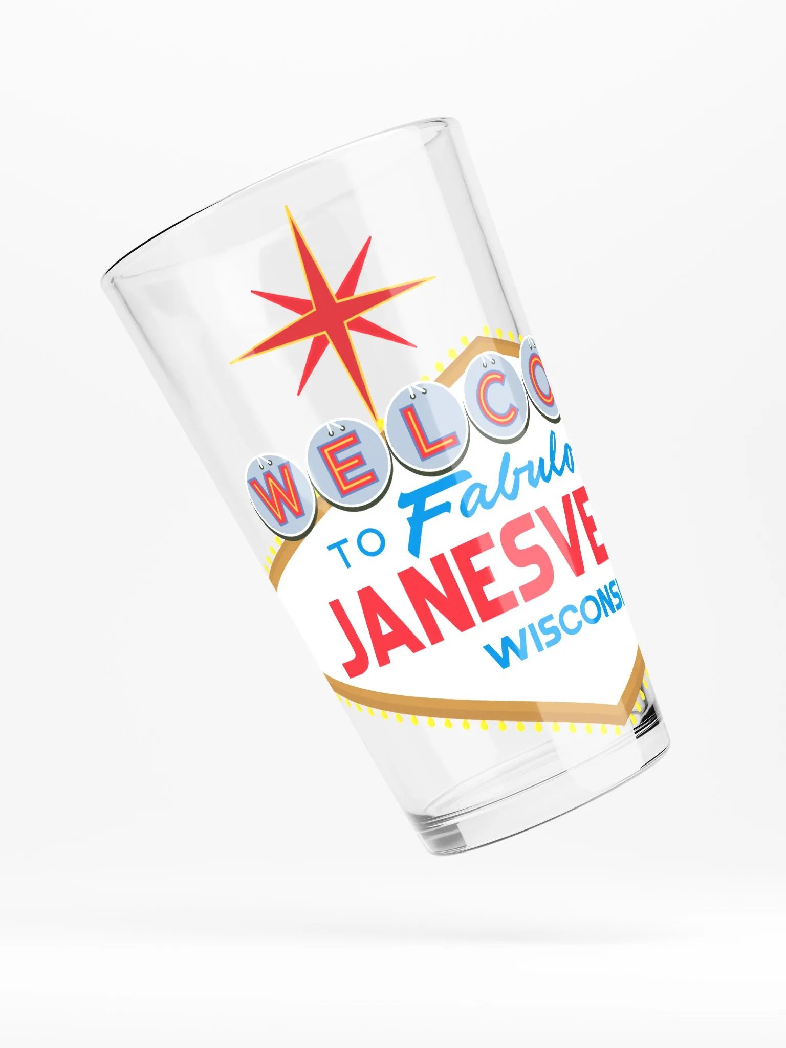 Janesvegas Shaker Pint Glass product image (4)