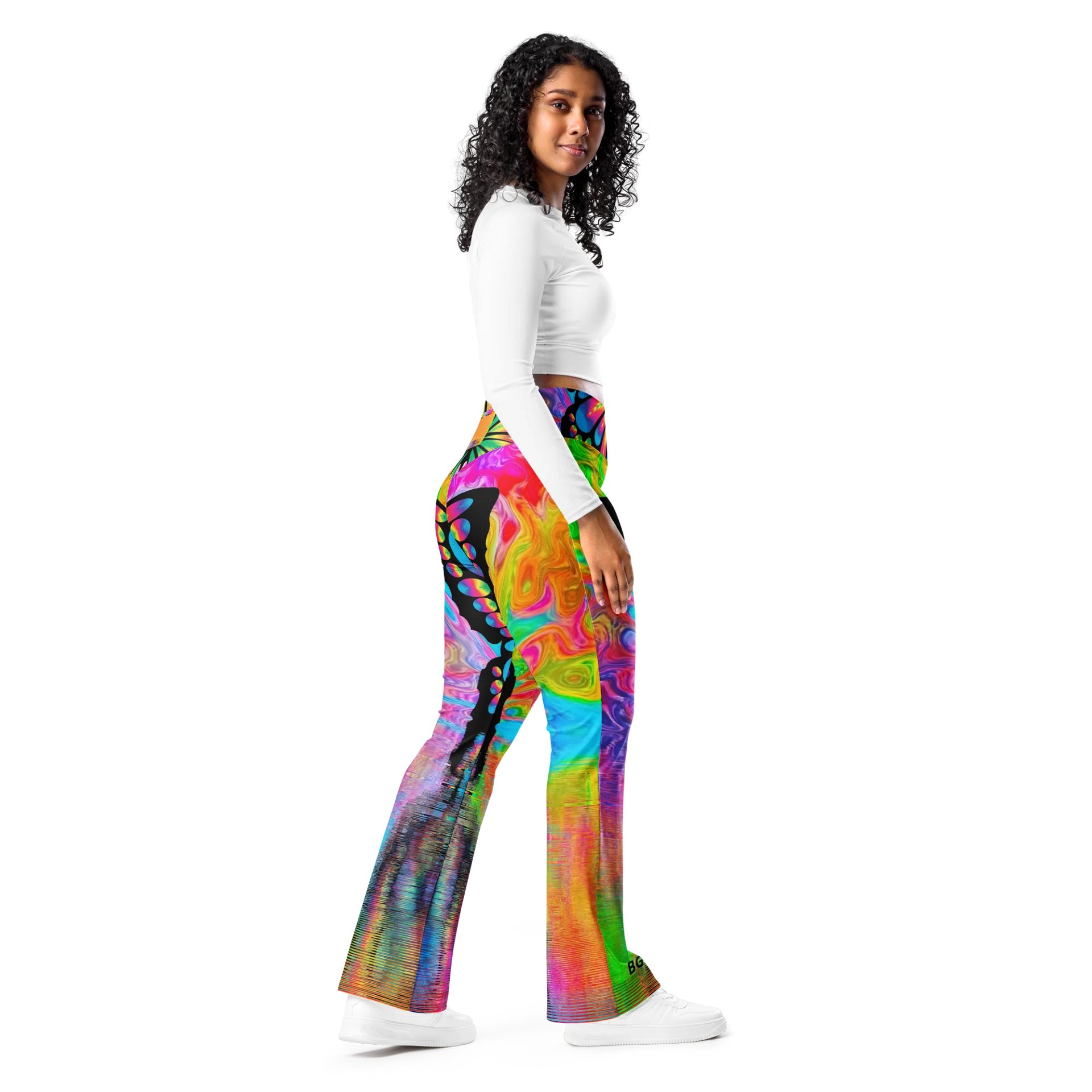 'Butterflies' Flare Leggings product image (9)