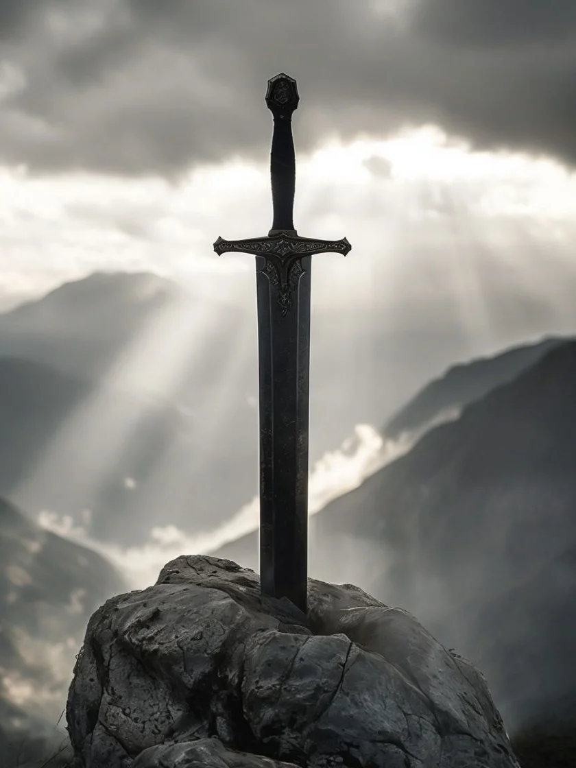 Excalibur's Embrace Framed Poster product image (1)