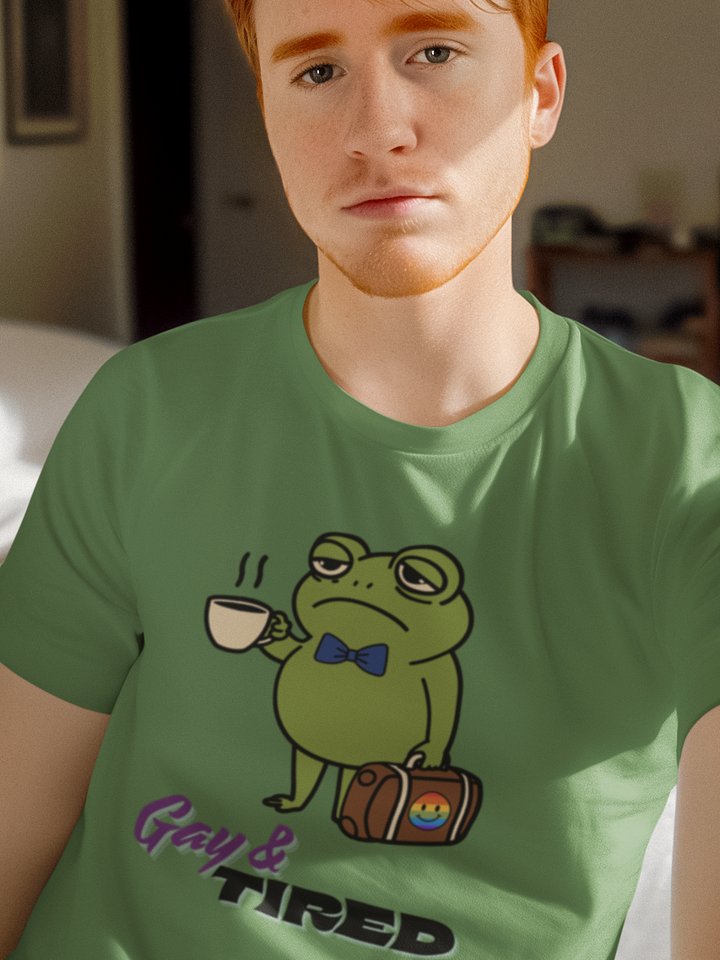 Gay & Tired Frog Tee (Unisex) product image (1)