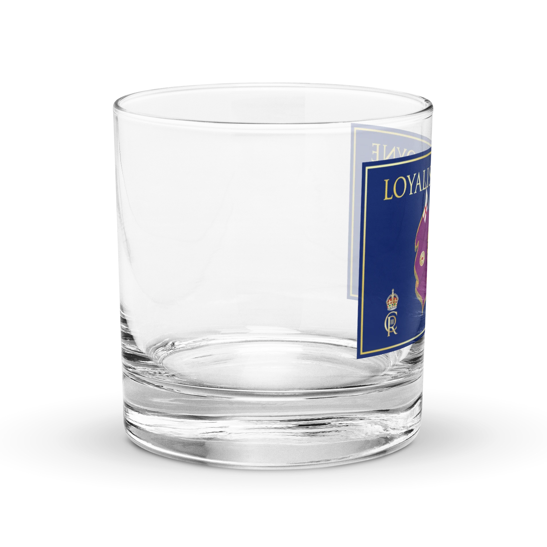 Loyalist Ardoyne Crest Rocks Glass product image (3)