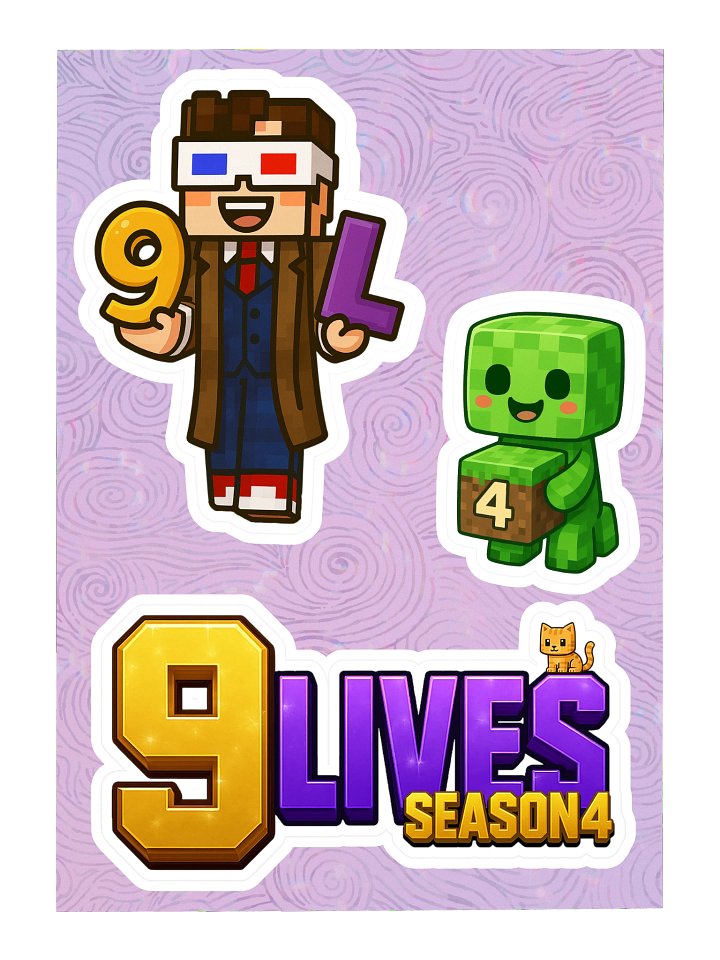 9LS4 Sizzlesaur Sticker Sheet product image (1)