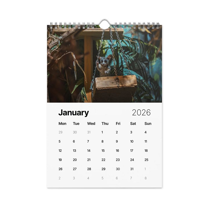 2026 Cute Animals Calendar product image (2)