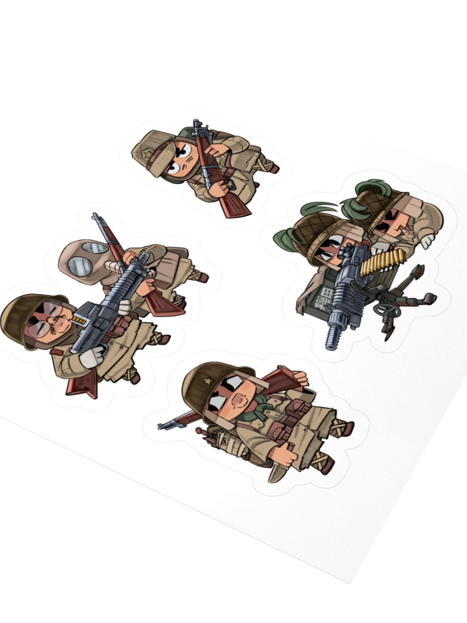 Kwantung Army (IJA) Chibi Stickers product image (7)