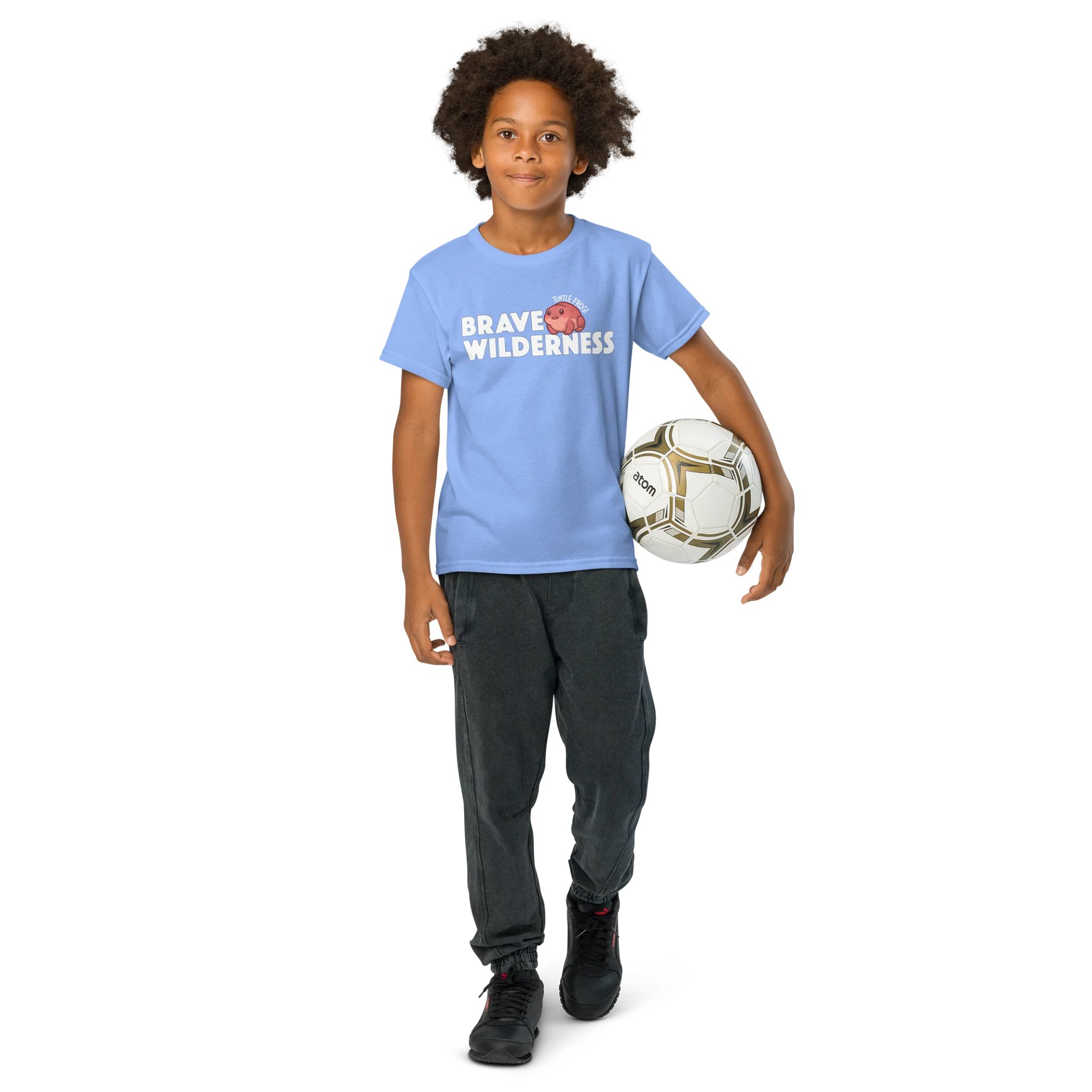 Brave Buddies Turtle Frog Youth Sports Tee product image (8)