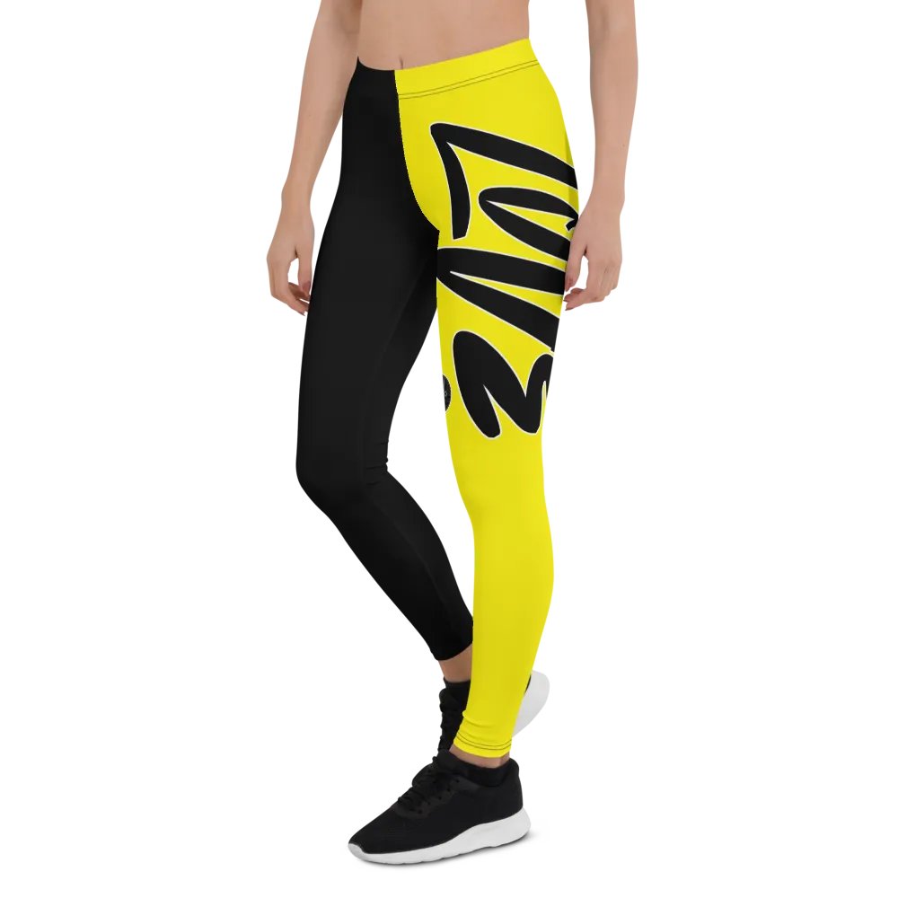 Love - Black & Yellow - Leggings product image (1)
