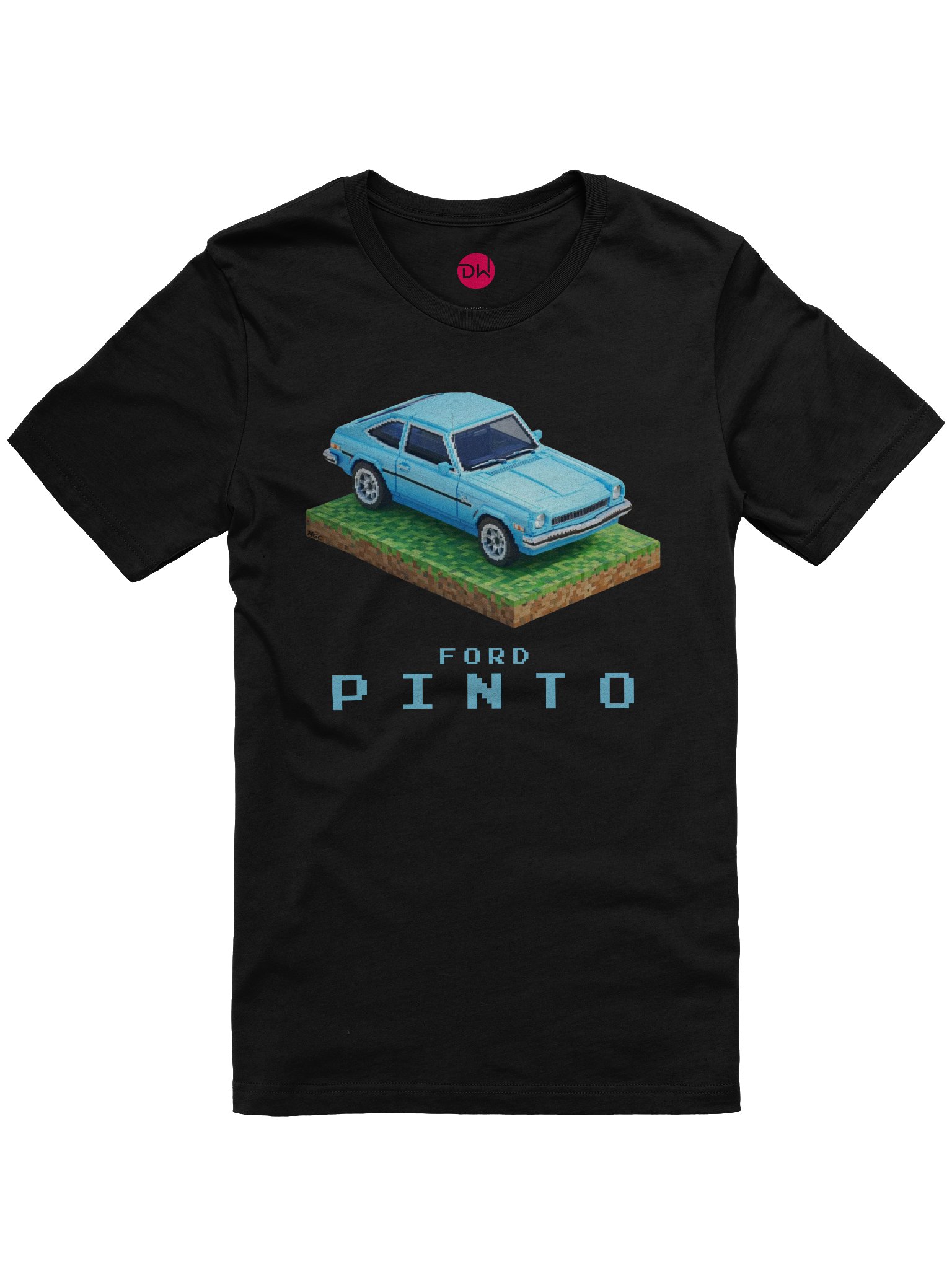 Baby Blue Ford Pinto Shirt (Pixel, Retro, Minecraft) product image (1)