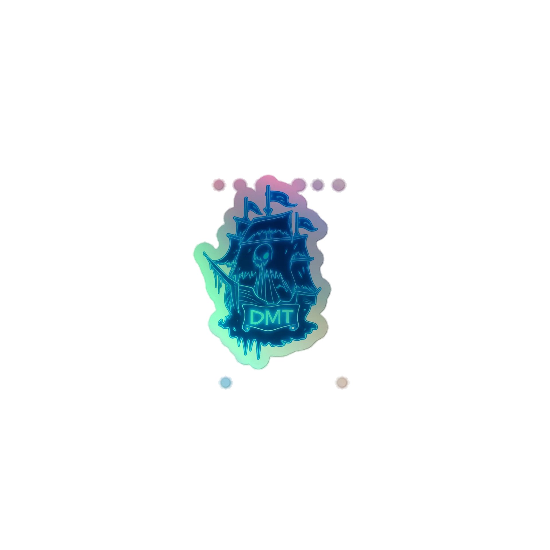 Ghostly Voyage Holographic Sticker Sheet product image (1)