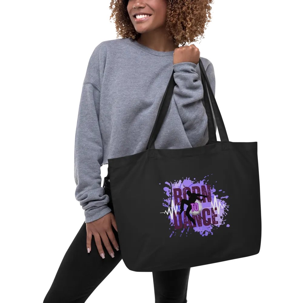 Born to Dance His Silhouette Rectangular Tote Bag product image (6)