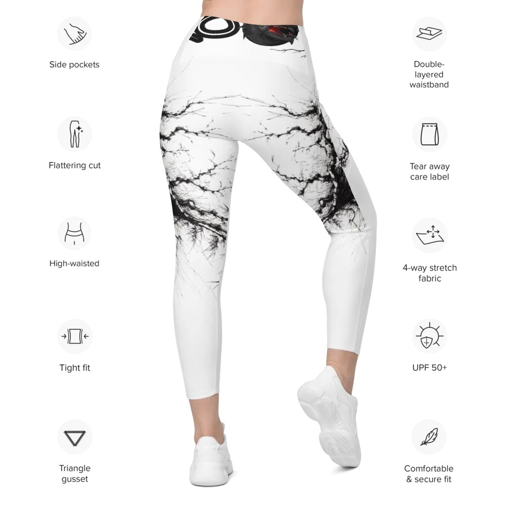 Bamboo Print Leggings with Pockets product image (11)