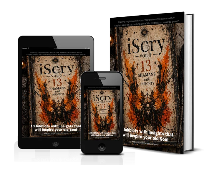 iScry vol.3 THIRTEEN SHAMANS | 13 inkblots | eBook/PDF product image (2)