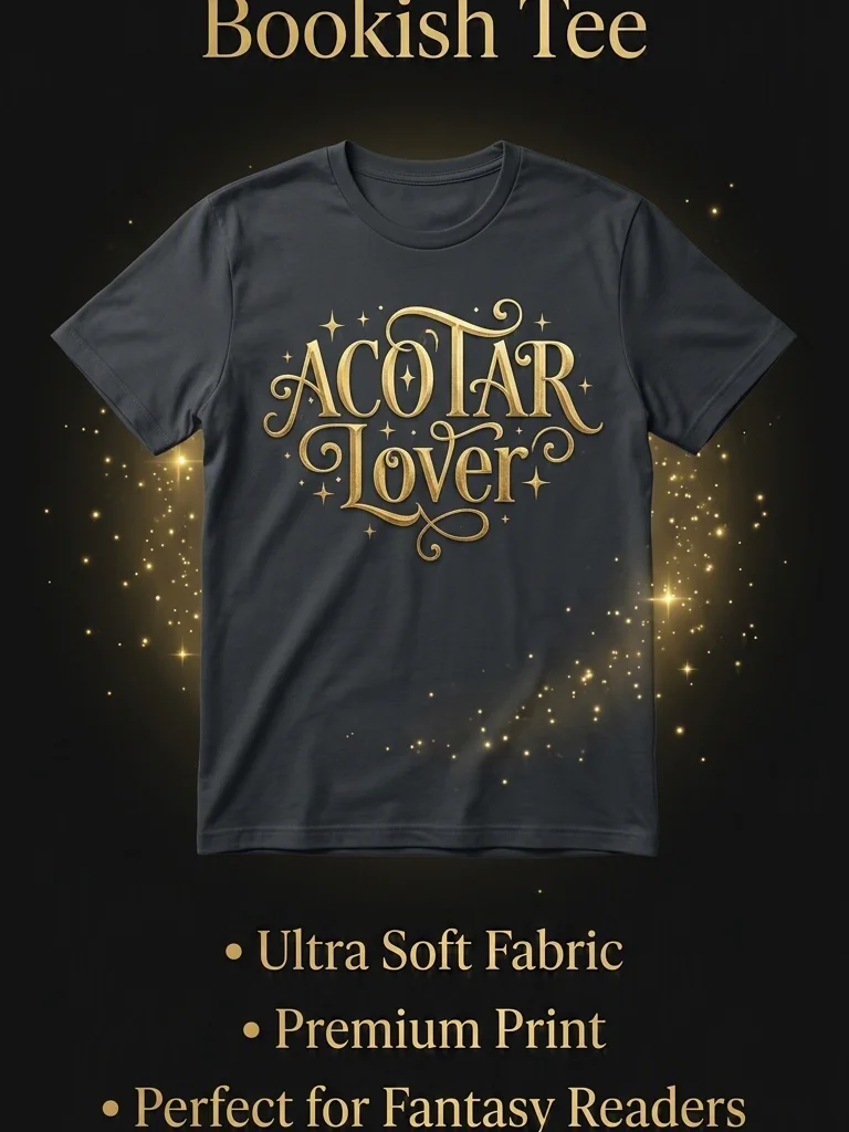 ACOTAR Lover Premium Bookish Tee - Elegant Fantasy Romance Apparel product image (4)