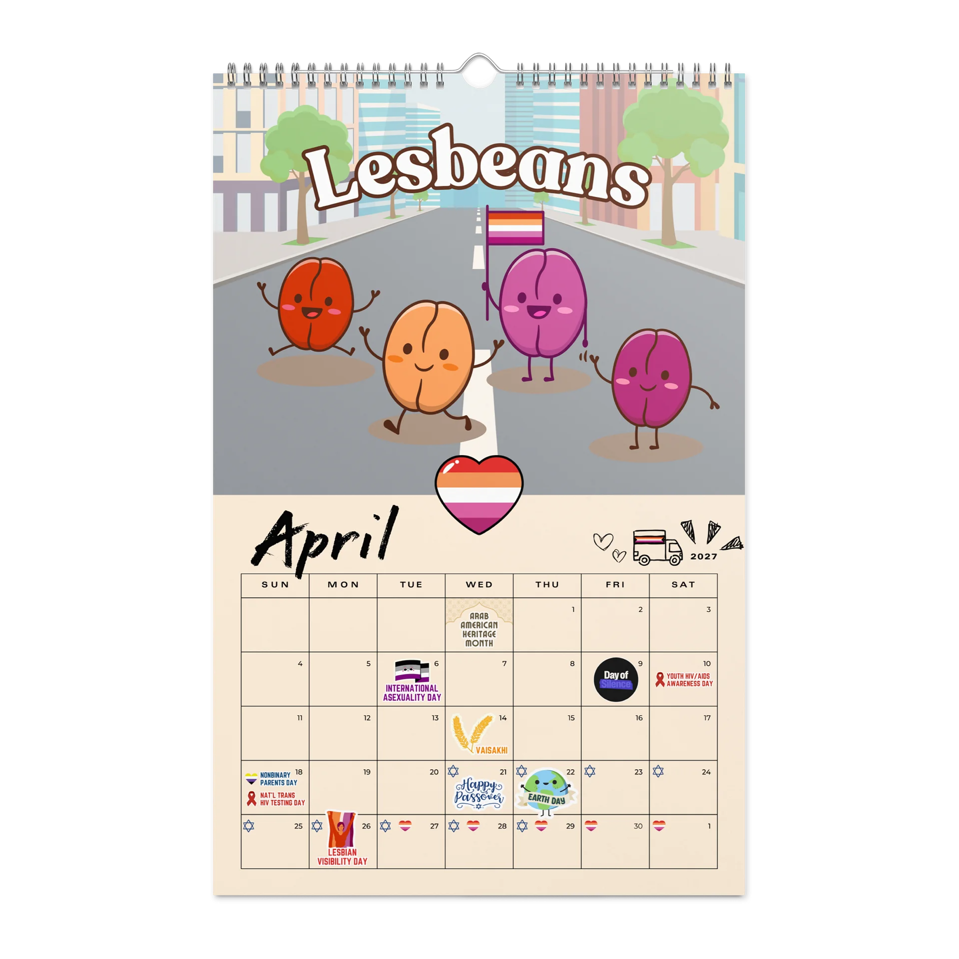 2027 LGBTQ+ & Cultural Awareness Calendar product image (4)