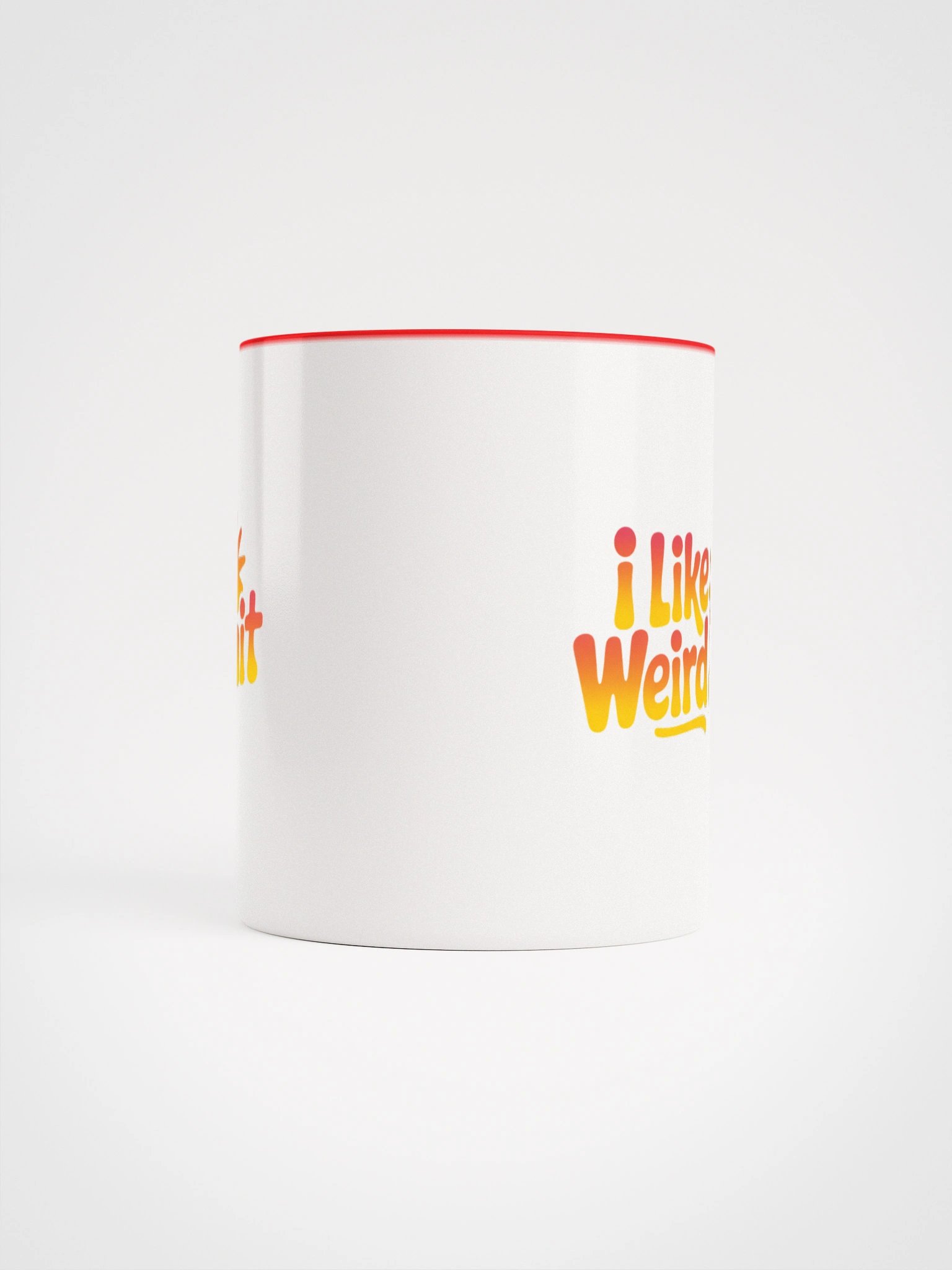 Gradient I like Weird Ceramic Mug product image (14)
