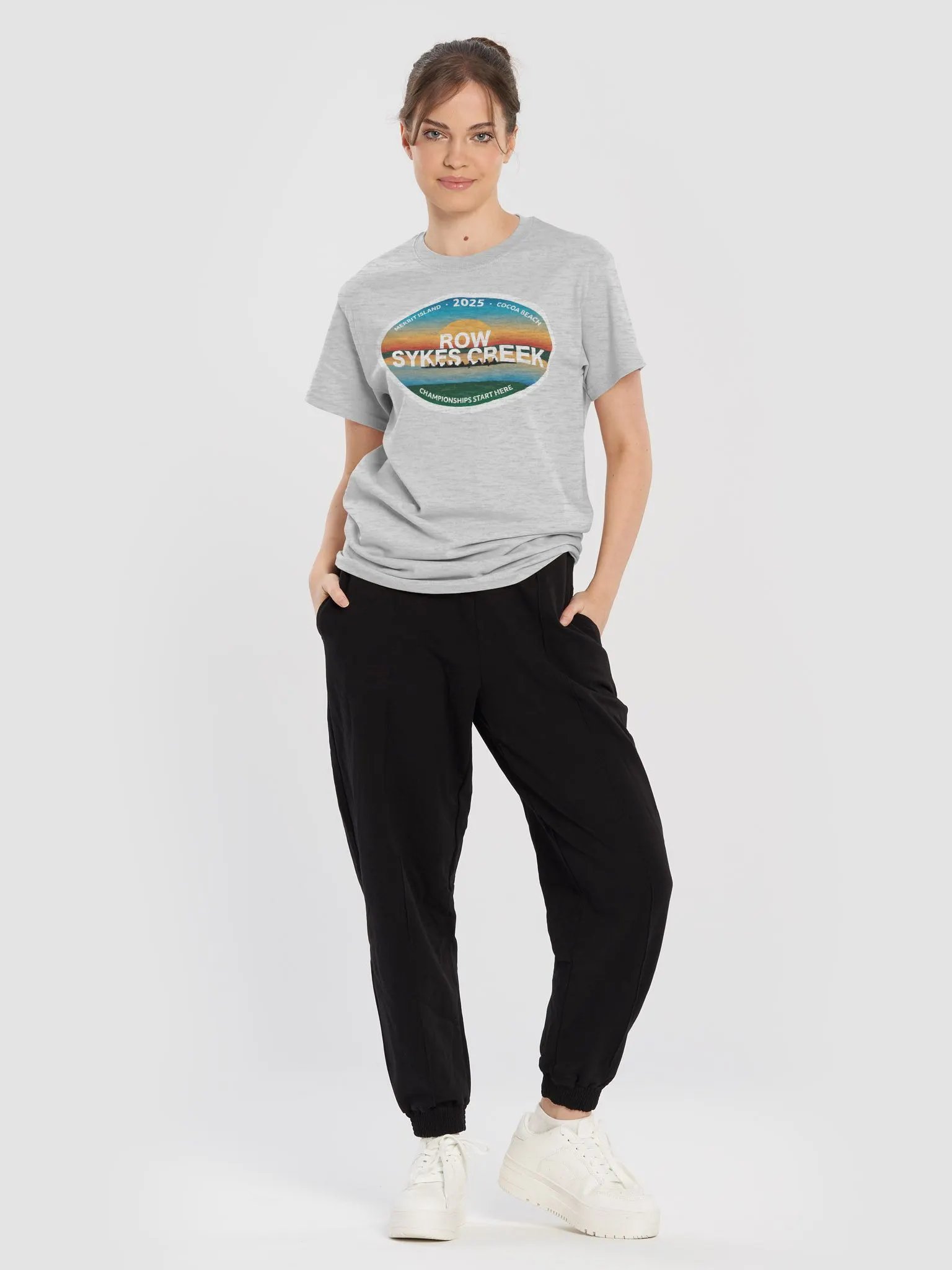2025 Championships Start Here Grey T-Shirt product image (1)