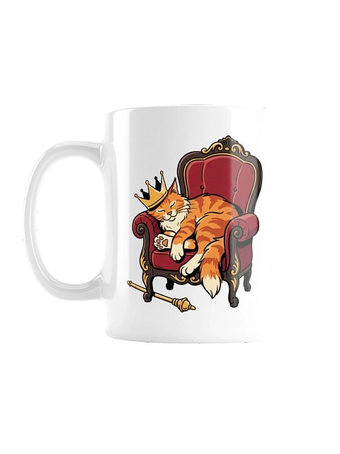 Sleeping Queen Maine Coon Mug