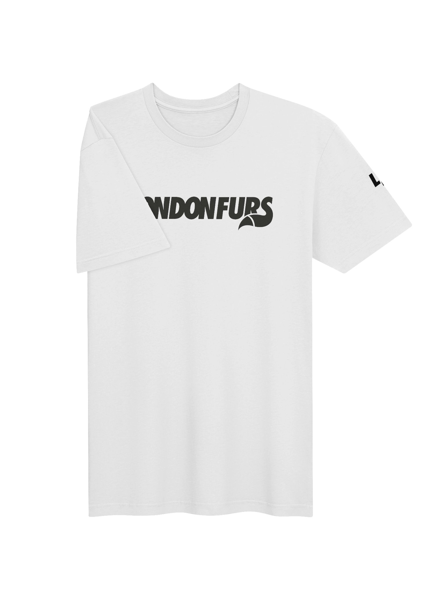 LondonFurs Logo - Black - T-shirt product image (3)