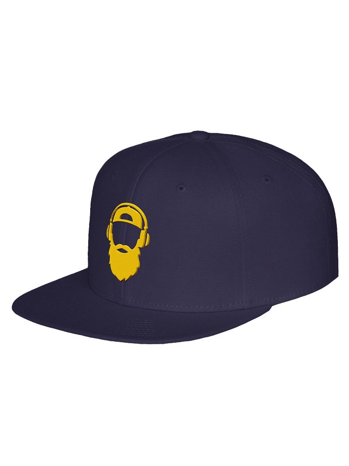 Flat Bill Rolen Beats Icon Split Script Hat – Yellow Split Hrz Logo product image (13)