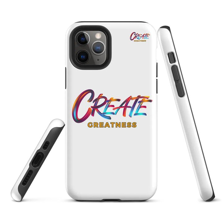 Create Greatness iPhone® Tough Case product image (3)