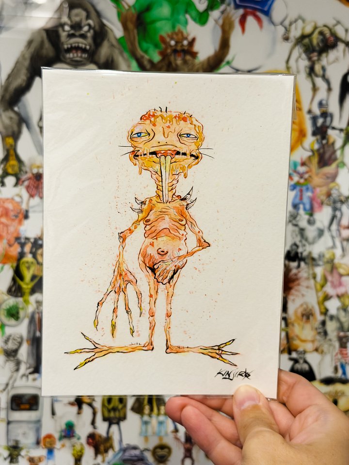 MOLEMAN! (Original Watercolor Painting) product image (2)