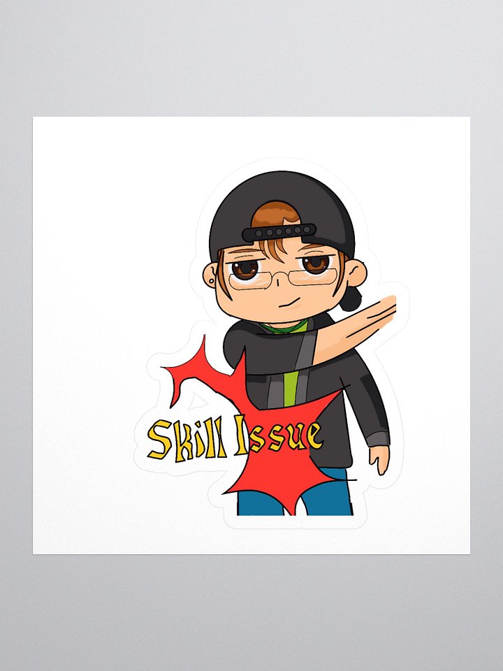 Skill Issue Kiss Cut Sticker product image (1)