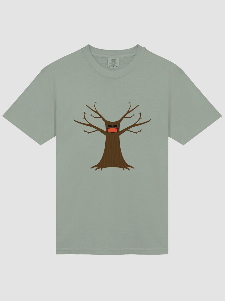 Spooky Tree Wearing A Face Mask Heavyweight T-Shirt product image (2)