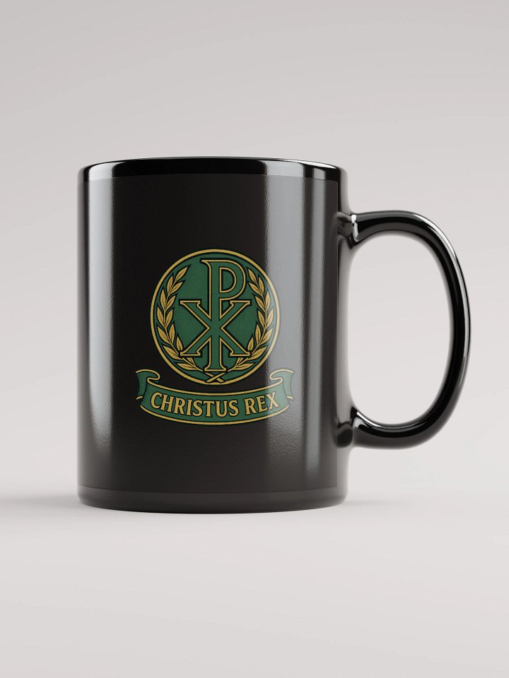 Chi-Rho mug green product image (1)