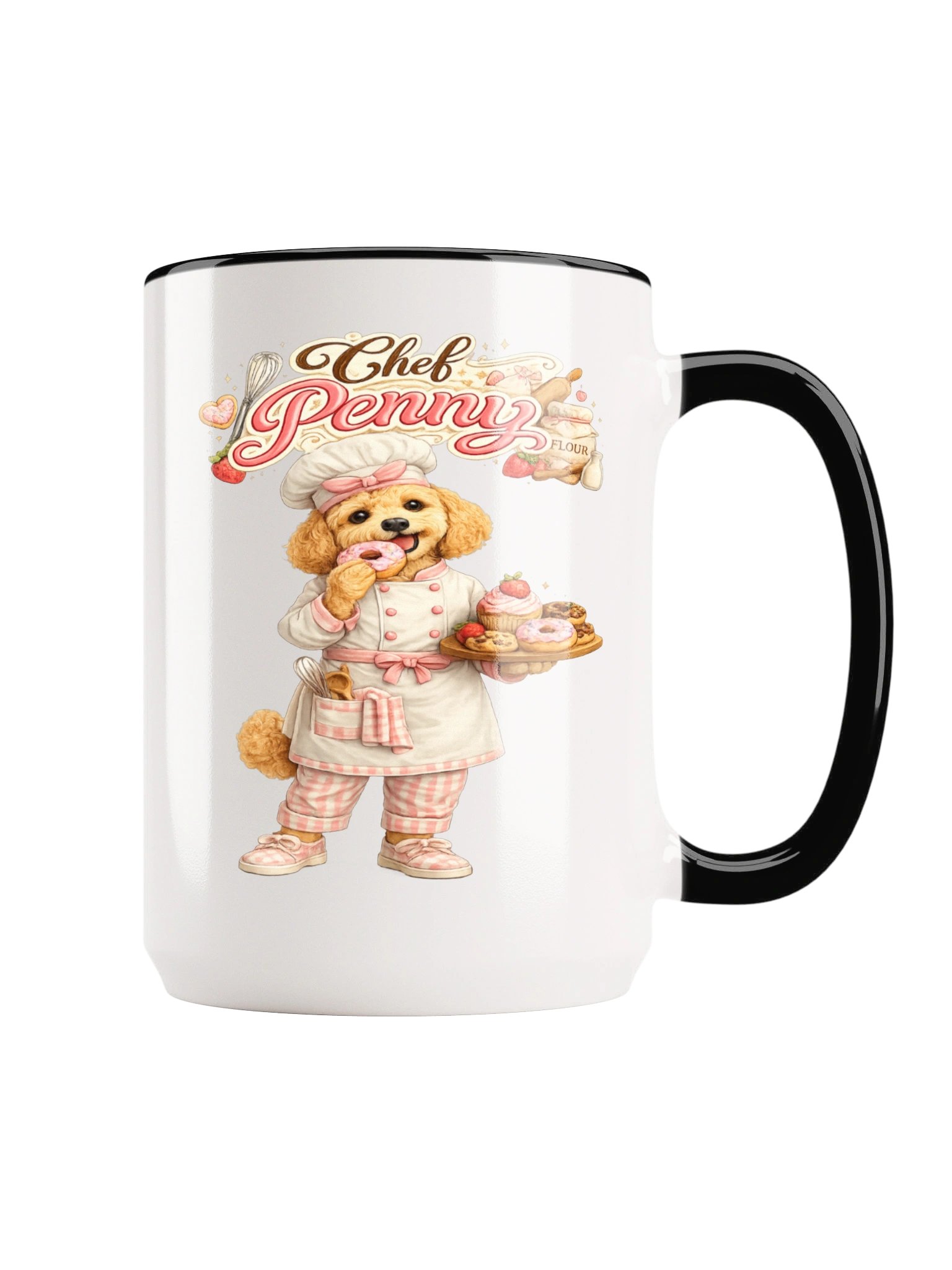 Donut Worry Chef Dog Mug product image (3)