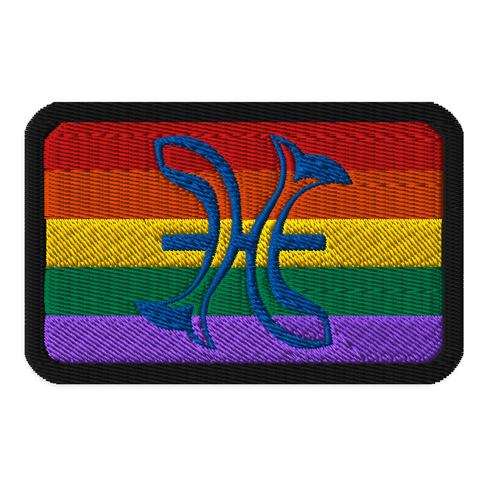 Zodiac Symbols Rainbow Patch - 12 - Piscis product image (1)