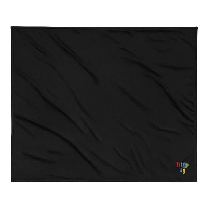 "httptj" embroidered sherpa blanket product image (2)
