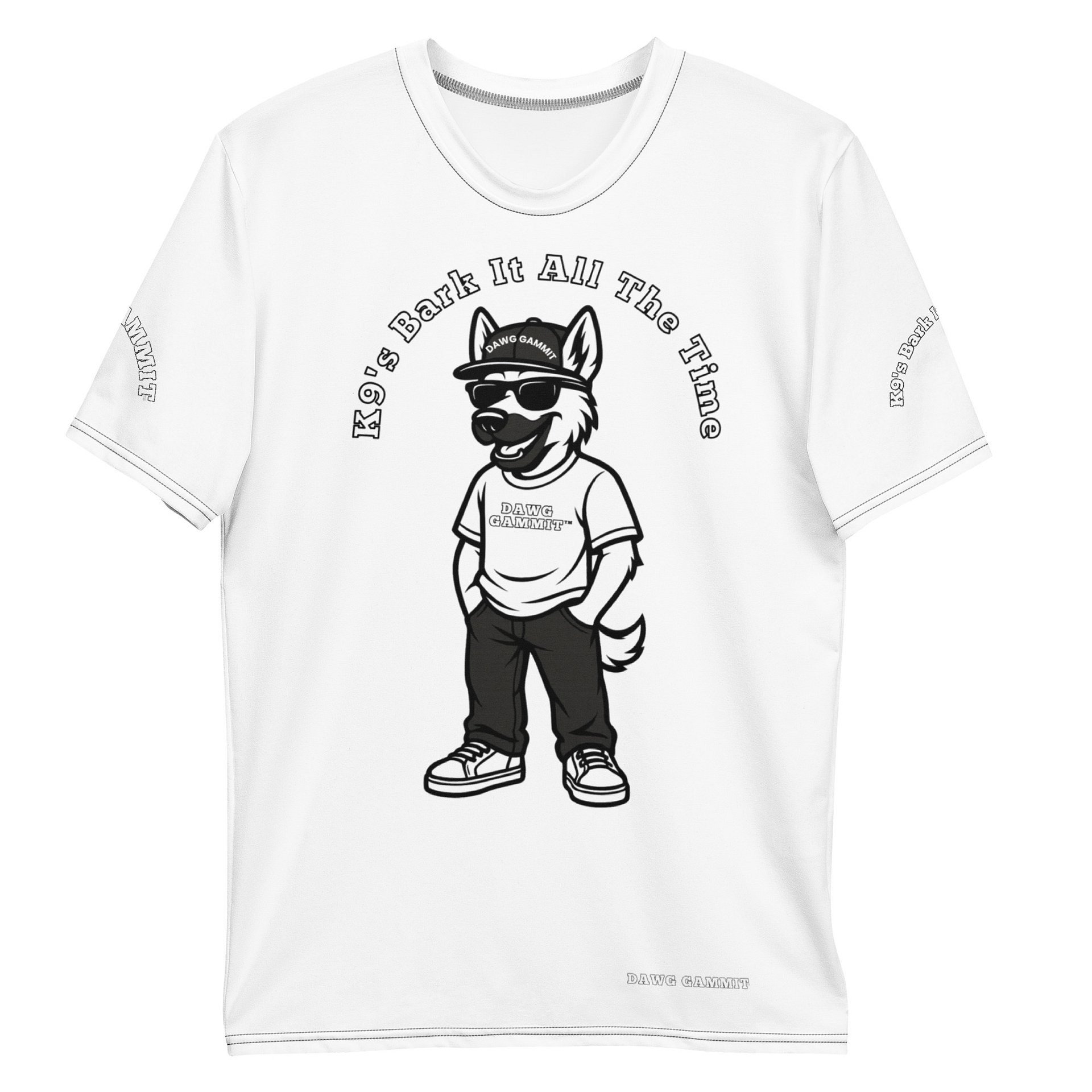 DAWG GAMMIT™ German Shepherd Signature White Tee product image (1)