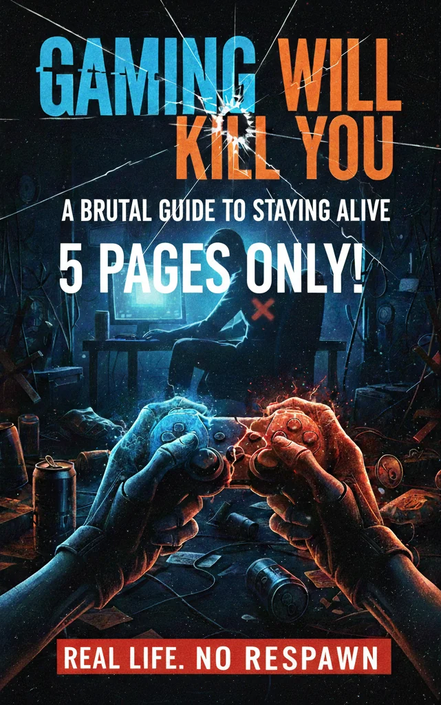 GAMING WILL KILL YOU - A BRUTAL GUIDE TO STAYING ALIVE! product image (1)