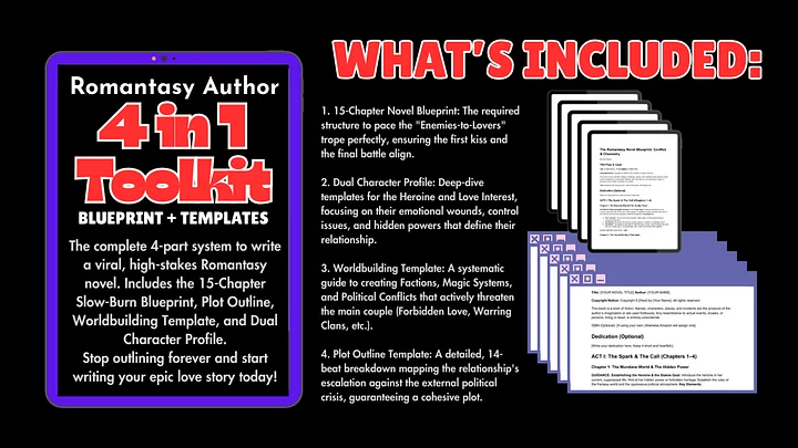 The Deluxe Romantasy Author Toolkit product image (2)