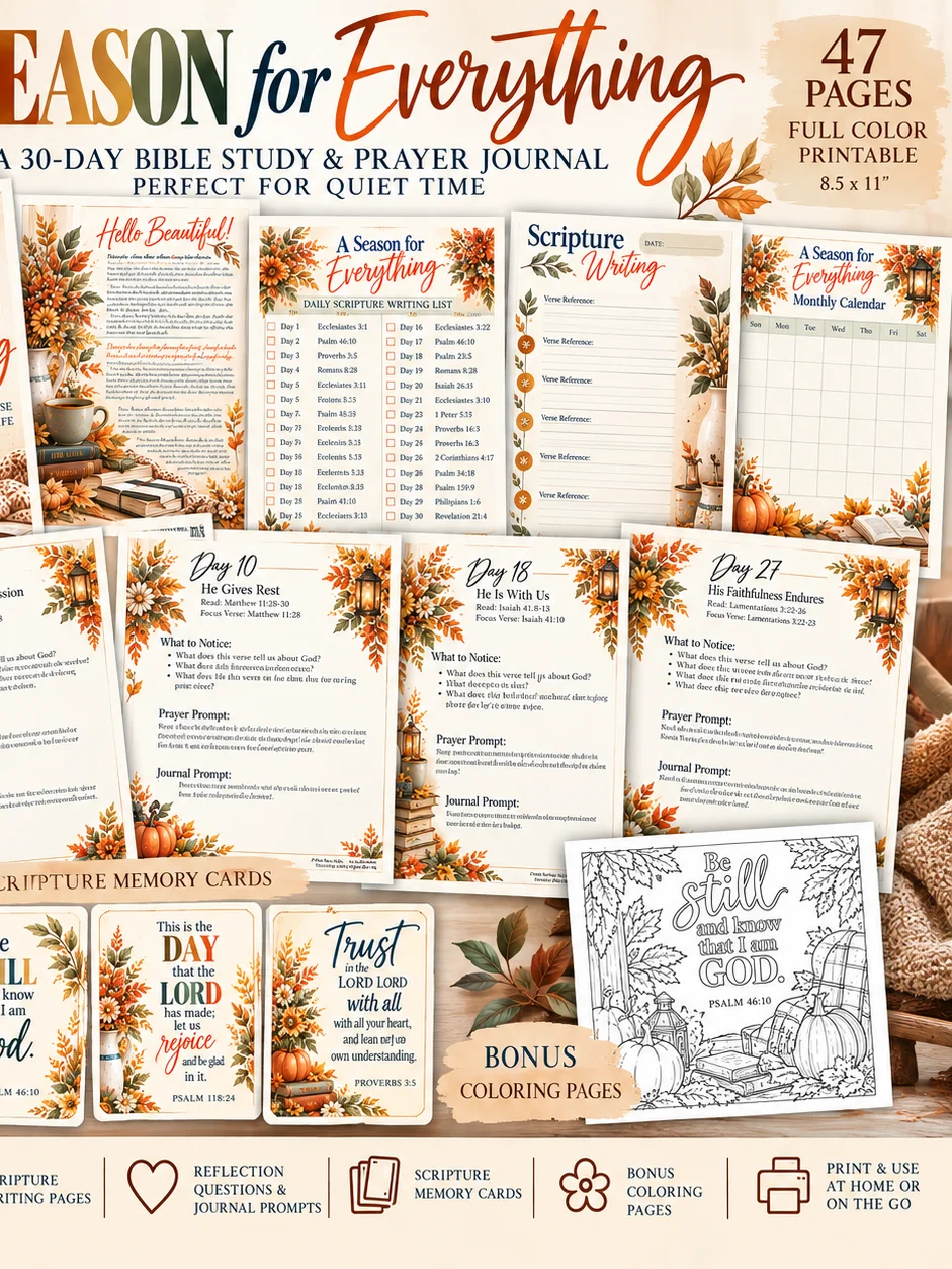 A Season for Everything (30-day) Quiet Time Bundle product image (6)