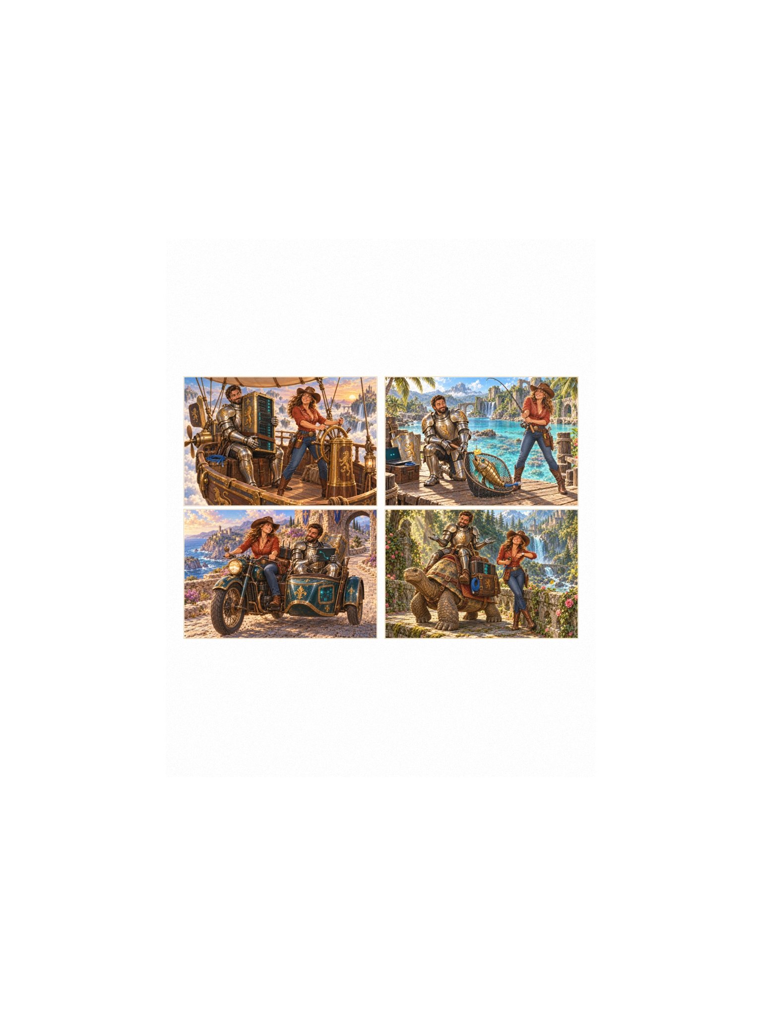 Four Worlds Small Art Print product image (1)