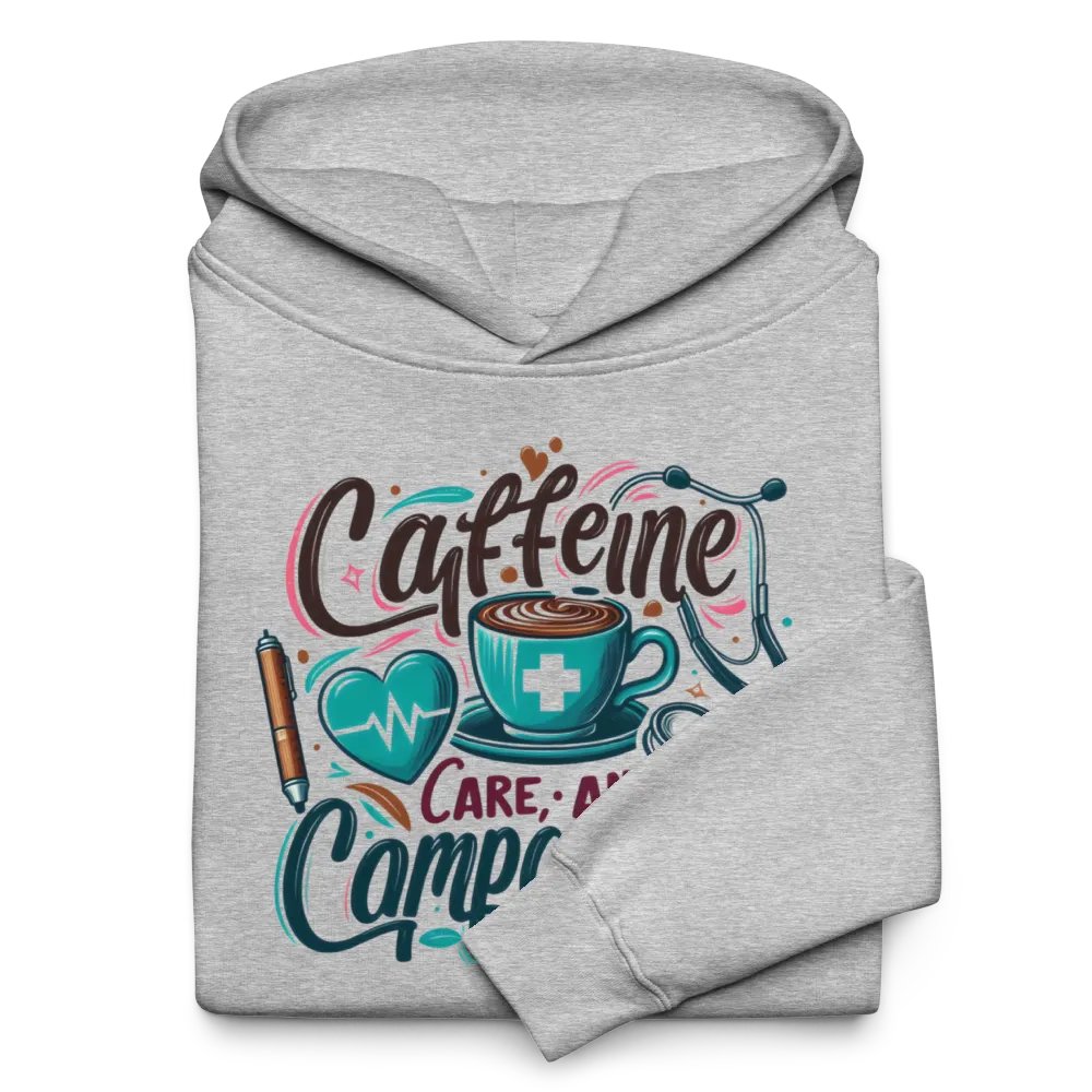 Caffeine, care, and compassion hoodie product image (10)