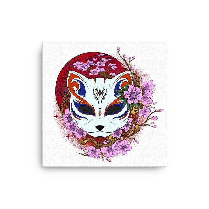 Kitsune Cherry Blossom Canvas Print product image (2)