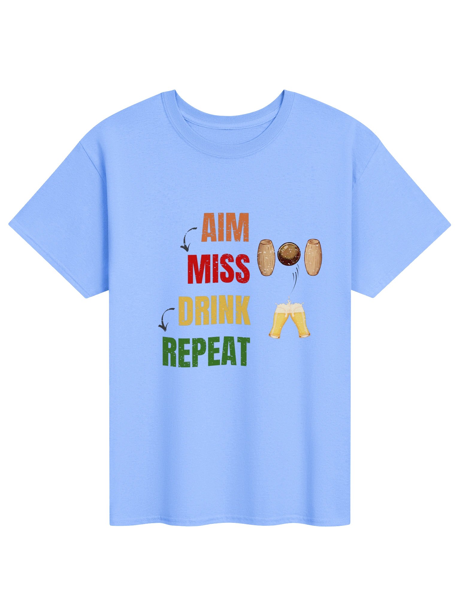 Aim > Miss > Drink > Repeat Tee product image (91)