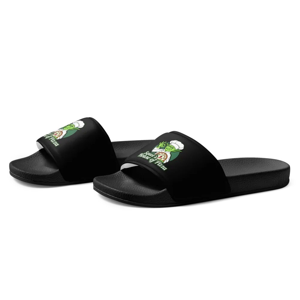 Squee’s House of Pizza Men’s Slides product image (2)