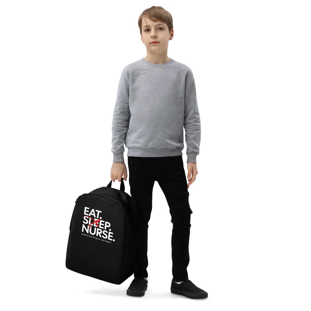 Eat Sleep Nurse Backpack (Large/Black) product image (8)