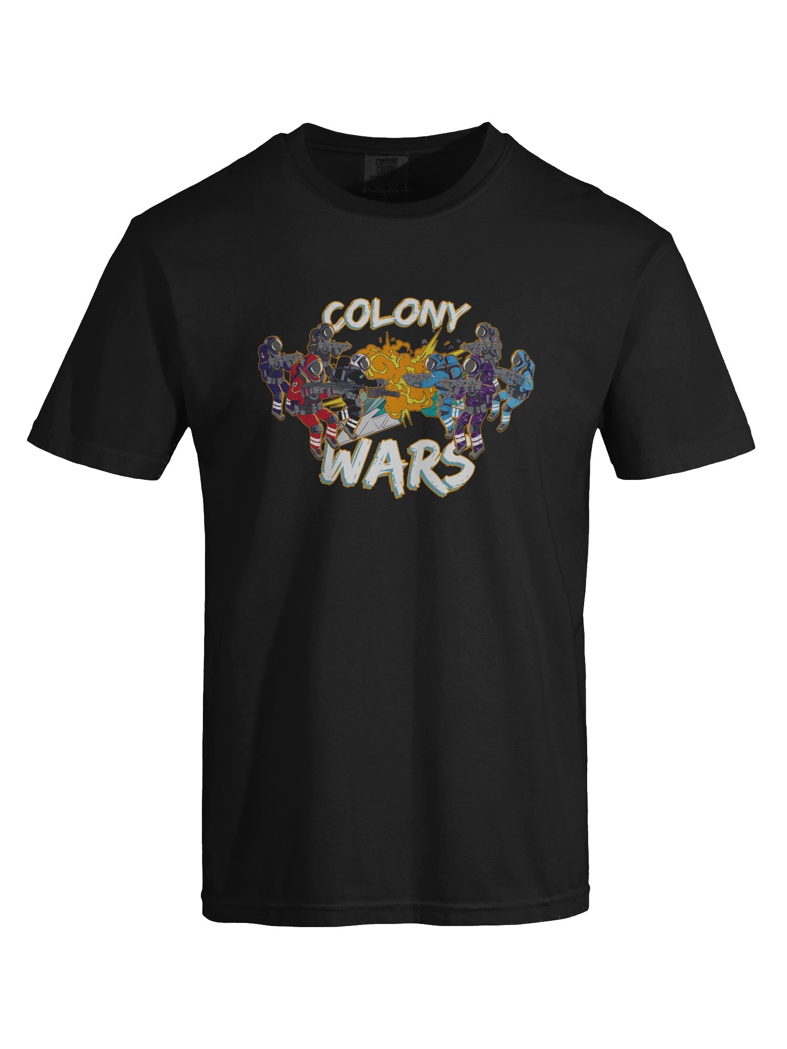 Colony Wars Astronauts Heavyweight T-Shirt product image (7)