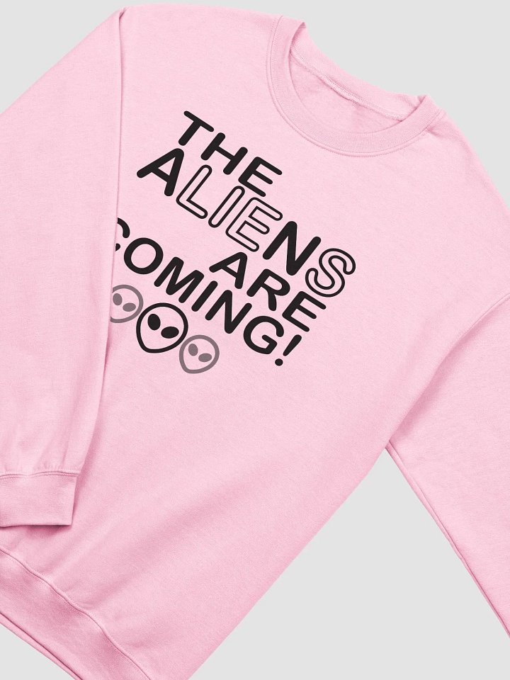 The Aliens Are Coming! - Black - Gildan Classic Crewneck Sweatshirt product image (1)
