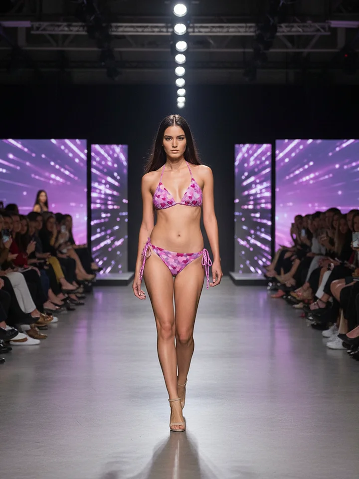 Blush Love Drift – Recycled All-Over Print String Bikini product image (1)