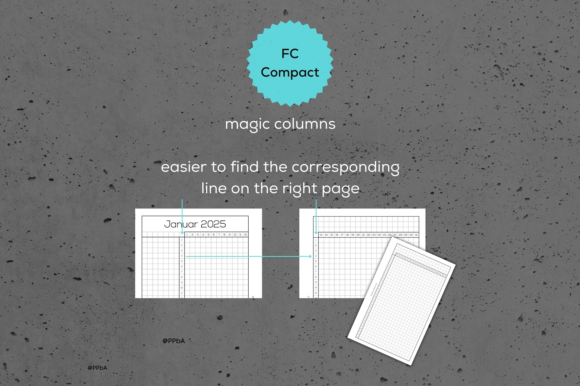 monthly habit tracker - FC Compact - 2026 product image (6)