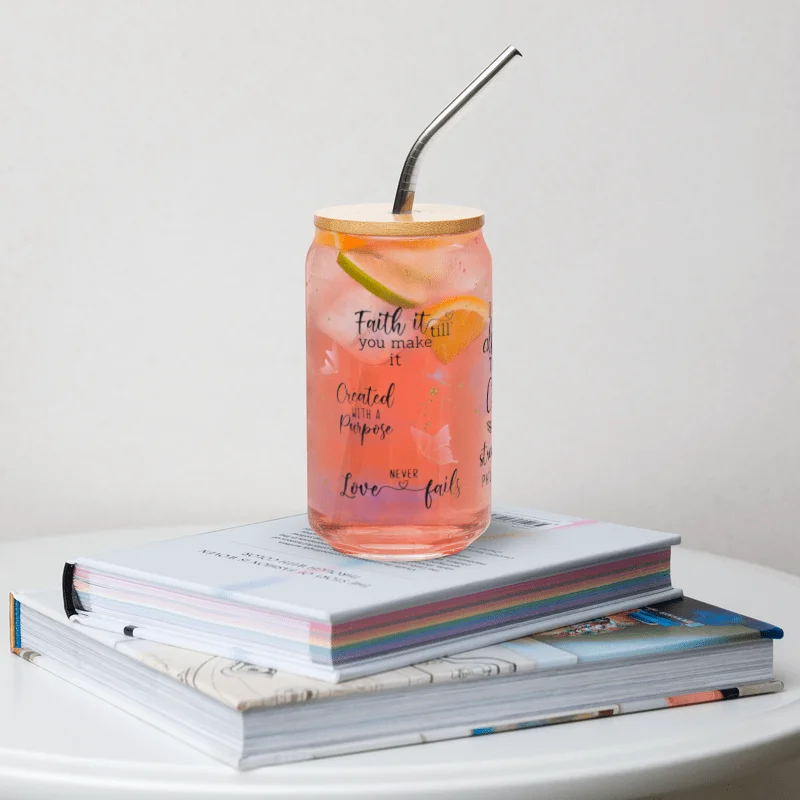 I Can Do All Things Through Christ Glass Tumbler product image (16)