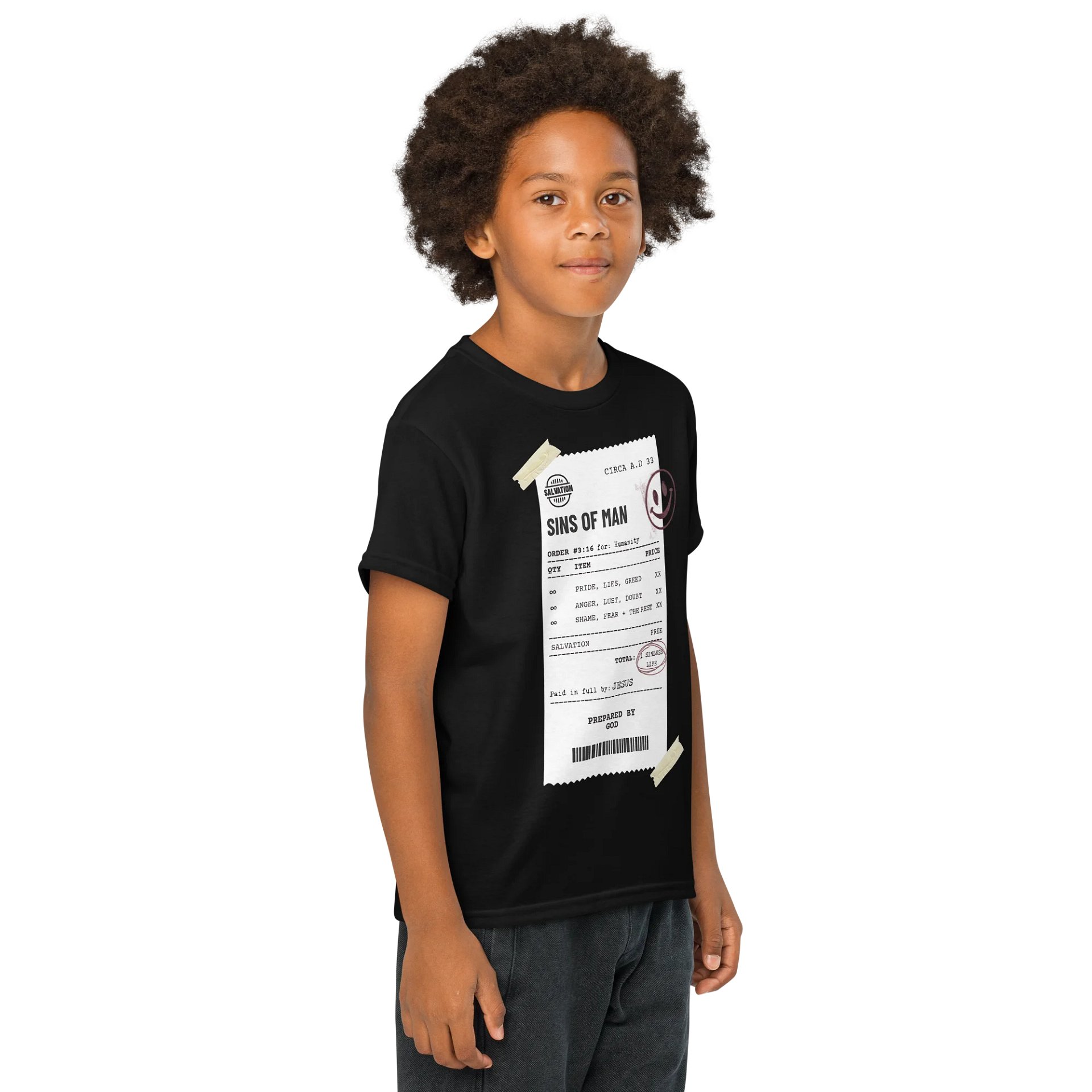 YHWH Kids Tee - "Paid in Full" product image (2)