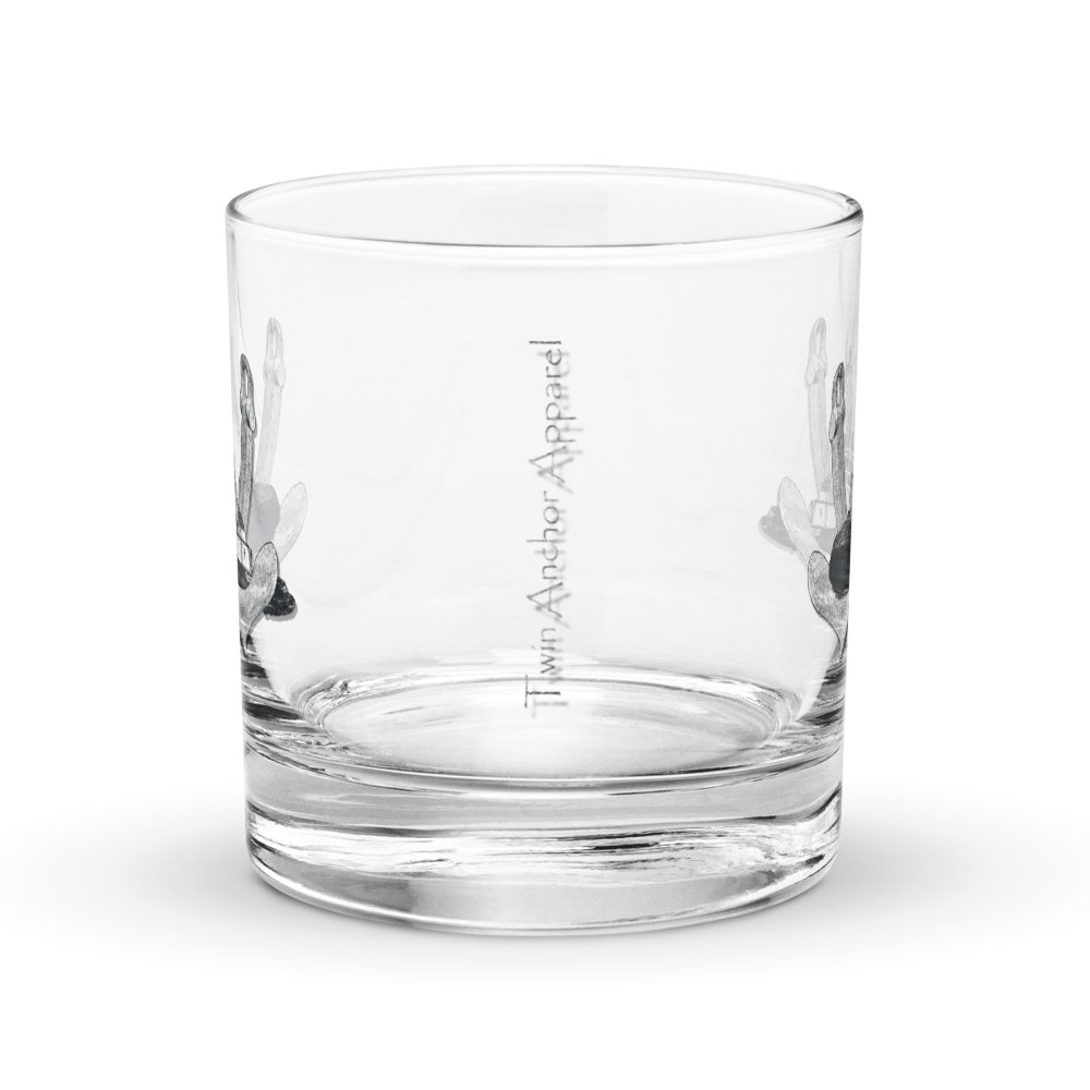 Twin Anchor Marco tug Rocks Glass 10.5oz product image (2)