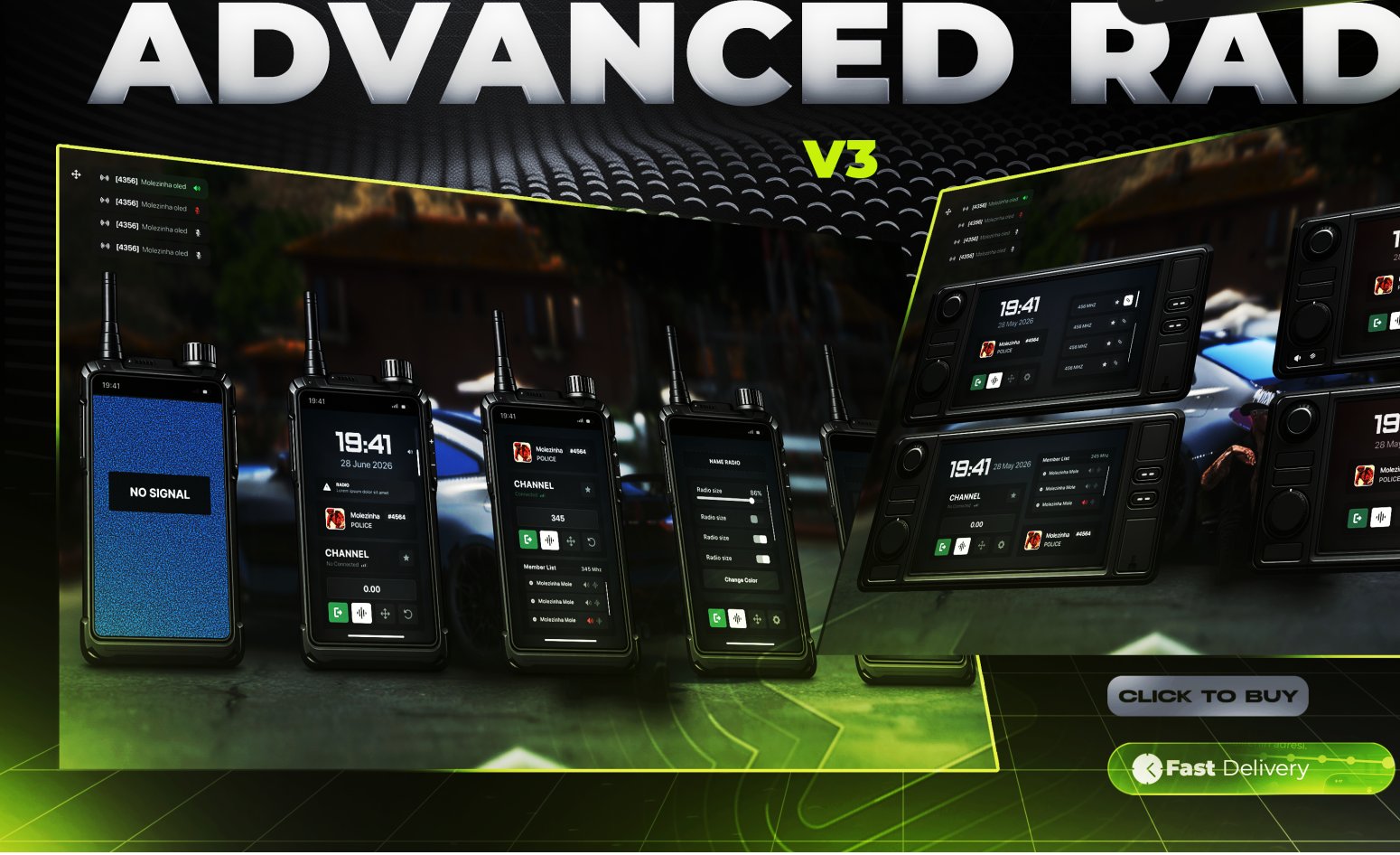 FiveM Radio System | [QB-ESX-QBOX] product image (1)